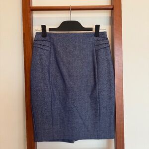 Express Pencil Skirt – Blue – Size 4